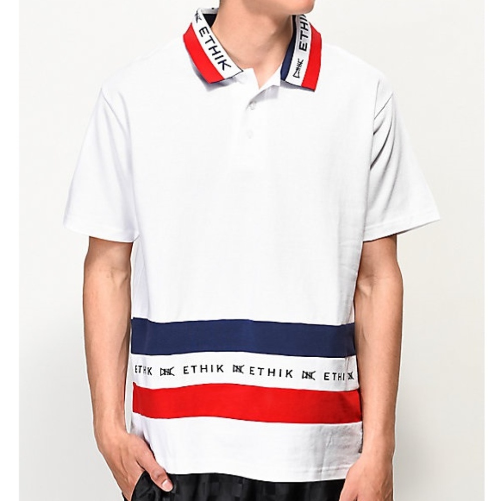 Ethik Club White Polo Casual Shirt